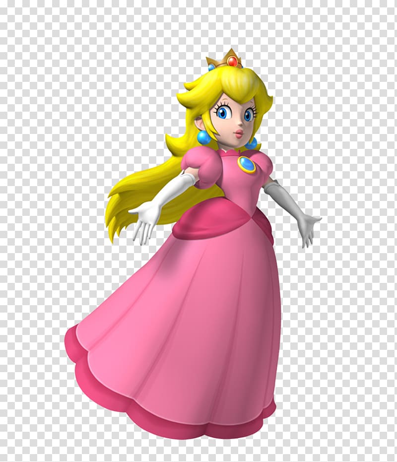 Super Mario Bros. Super Mario Galaxy Super Princess Peach, Cartoon princess illustration material transparent background PNG clipart