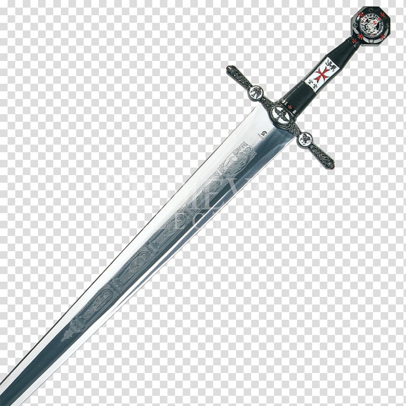 Crusades Middle Ages Knightly sword, statues transparent background PNG clipart