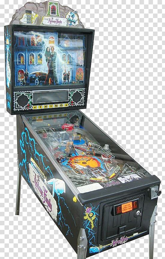 Rock 'n Ball The Addams Family Pinball Arcade game Liberty Games, adams family transparent background PNG clipart