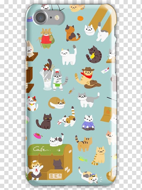 Neko Atsume Cat iPhone 6 Apple iPhone 8 Plus iPhone 7, neko atsume transparent background PNG clipart