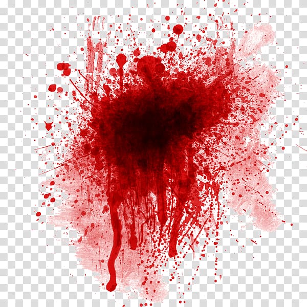 Bloodstain pattern analysis , blood transparent background PNG clipart