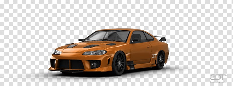 Bumper Mid-size car Sports car Compact car, Nissan Silvia transparent background PNG clipart