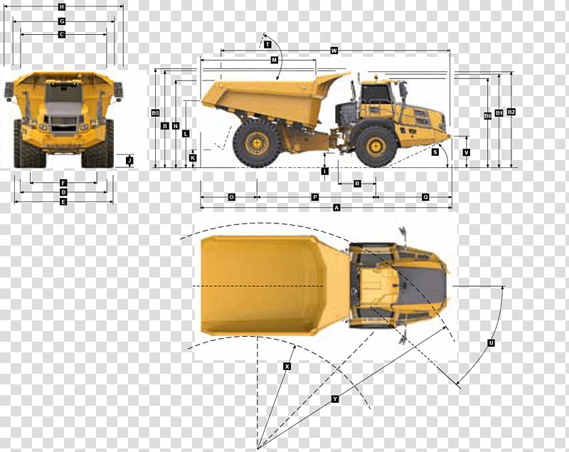 Motor vehicle Articulated vehicle Car Articulated hauler, car transparent background PNG clipart