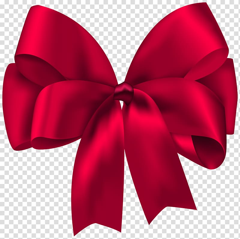 Ribbon Gift , Gift Bow Ribbon , red bow illustration transparent background PNG clipart