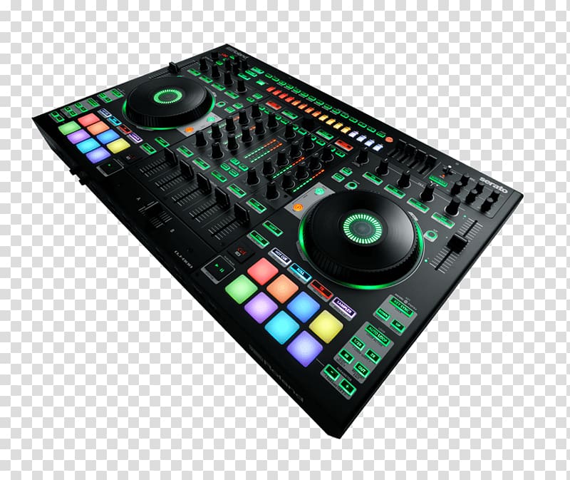 Audio Mixers DJ controller Roland DJ-808 Music, others transparent background PNG clipart