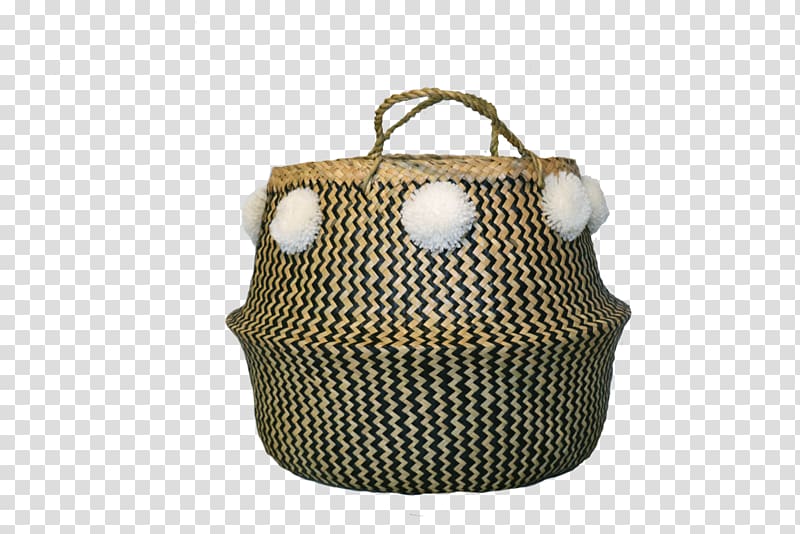 Dassie Artisan Pom-pom Basket Scandinavian design, Storage Basket transparent background PNG clipart