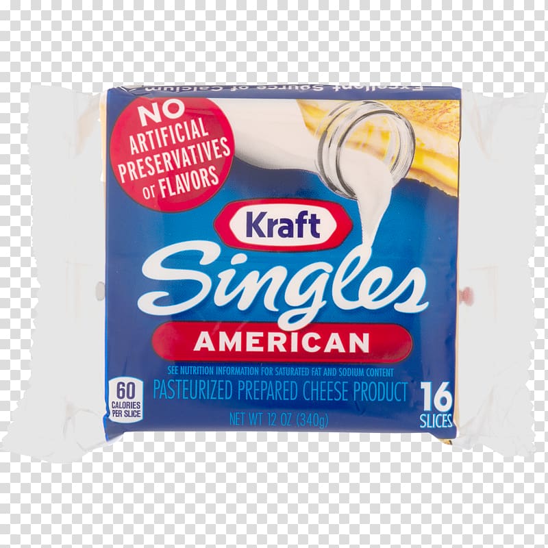 Kraft Singles Kraft Foods Milk American cheese Processed cheese, milk transparent background PNG clipart