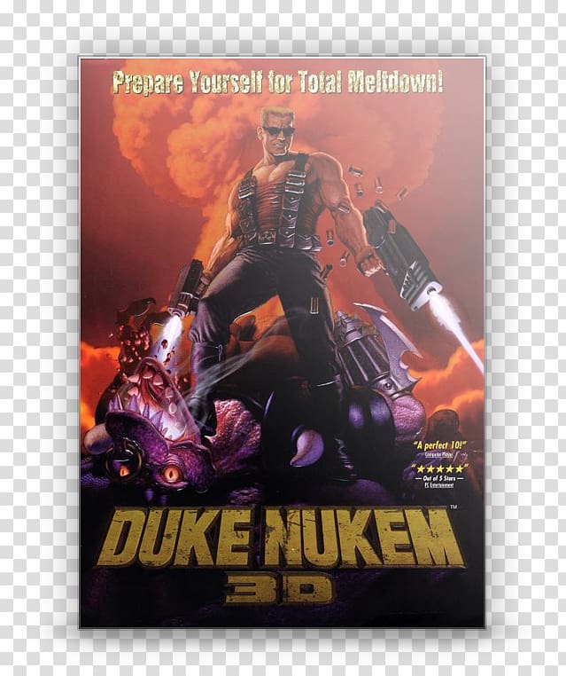 Duke Nukem 3D Doom Duke Nukem II Wolfenstein 3D, Duke Nukem transparent background PNG clipart