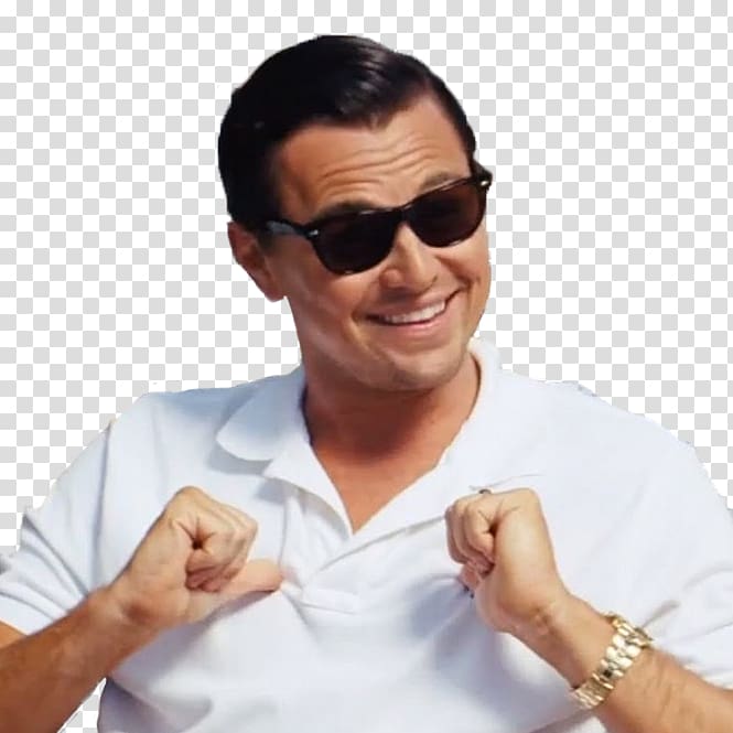 Jordan Belfort The Wolf of Wall Street Glasses broker Film, glasses transparent background PNG clipart