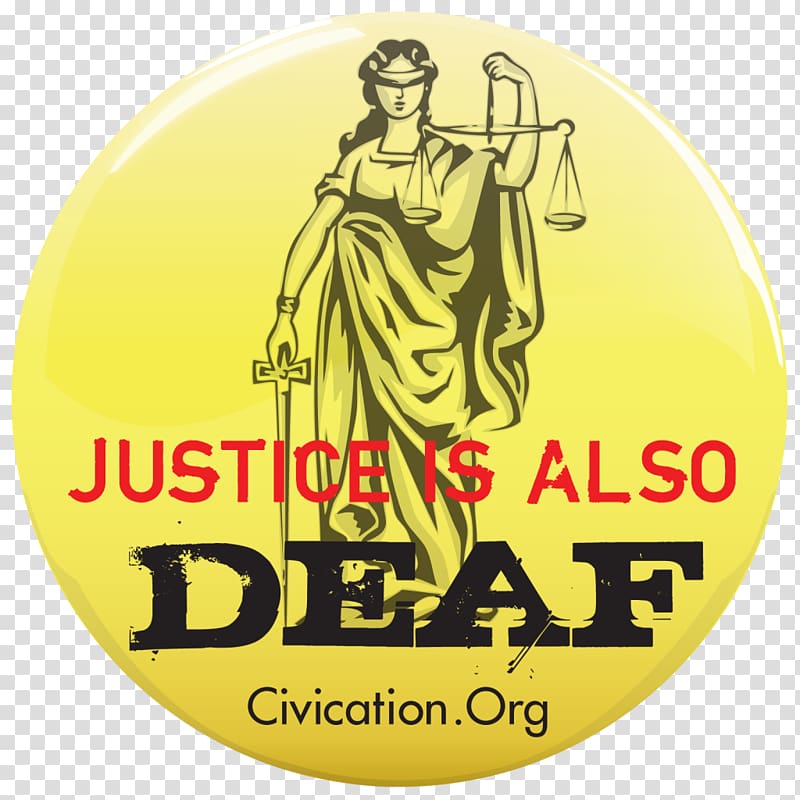 Justice Deafblindness Deaf culture Law Judge, logo justice transparent background PNG clipart
