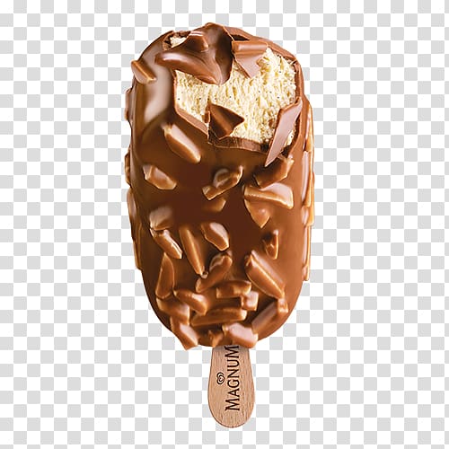 Ice cream Magnum Paddle Pop Streets Almond, Ice cream transparent background PNG clipart