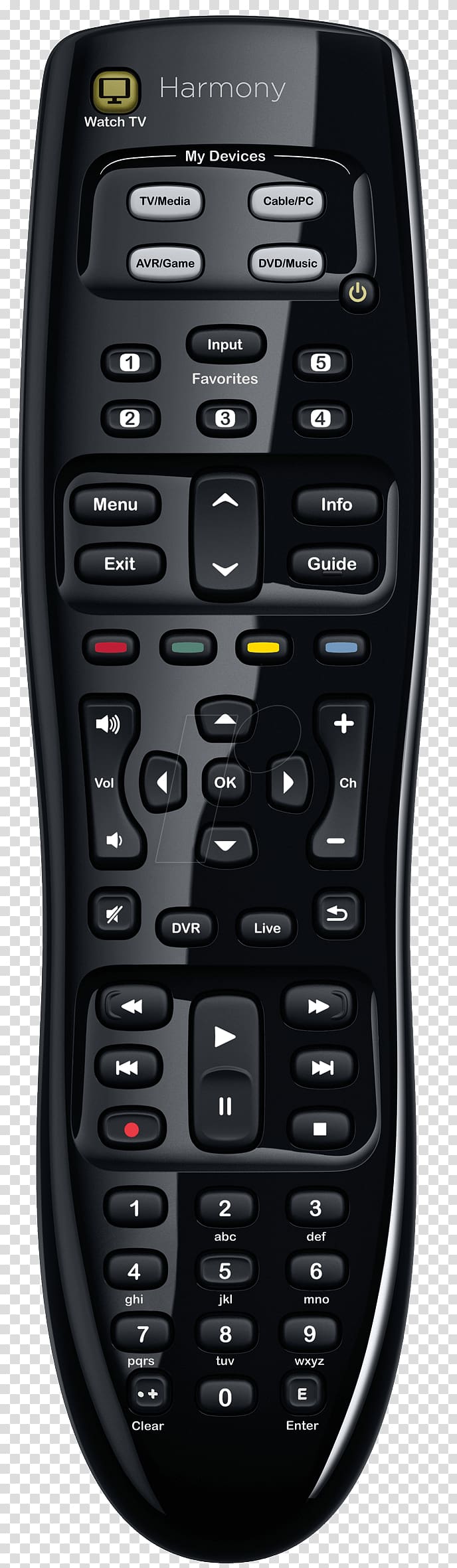 Universal remote Remote Controls Logitech Harmony 350 Control Amazon.com, harmony transparent background PNG clipart
