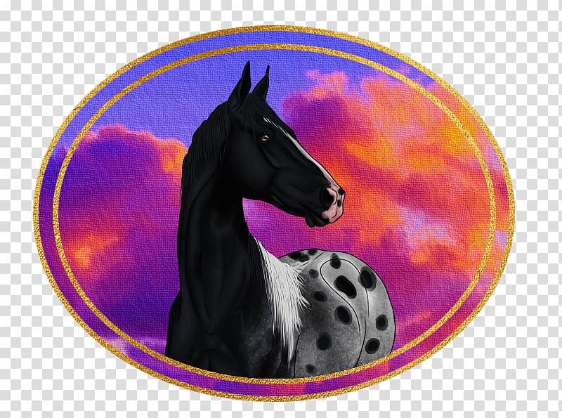 Mustang Stallion Purple Horse Senegal national football team, mustang transparent background PNG clipart