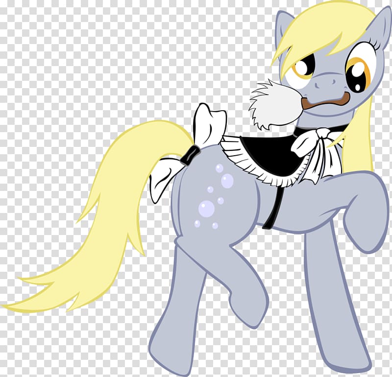 Cat Pony Horse Derpy Hooves Machine pistol, worried transparent background PNG clipart