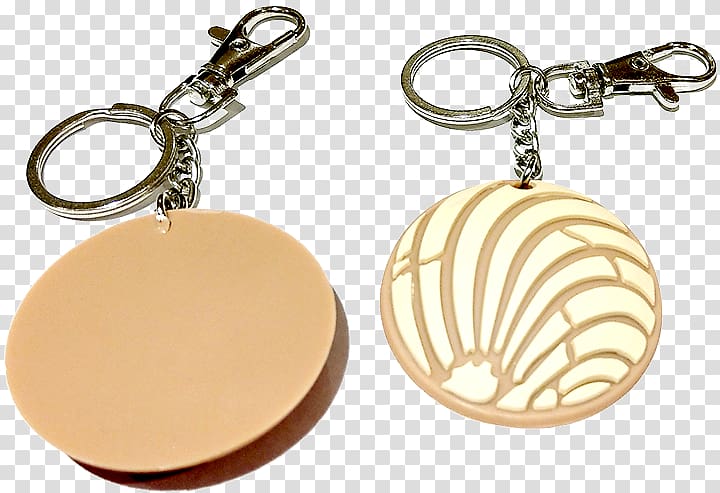 Pan dulce Concha Key Chains Coin purse Bread, house keychain transparent background PNG clipart
