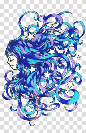 Cobalt blue Line , line transparent background PNG clipart thumbnail