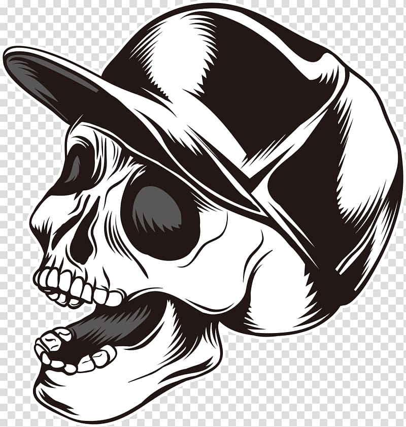 T-shirt Skull Euclidean Nissan Elgrand, Halloween Skull transparent background PNG clipart