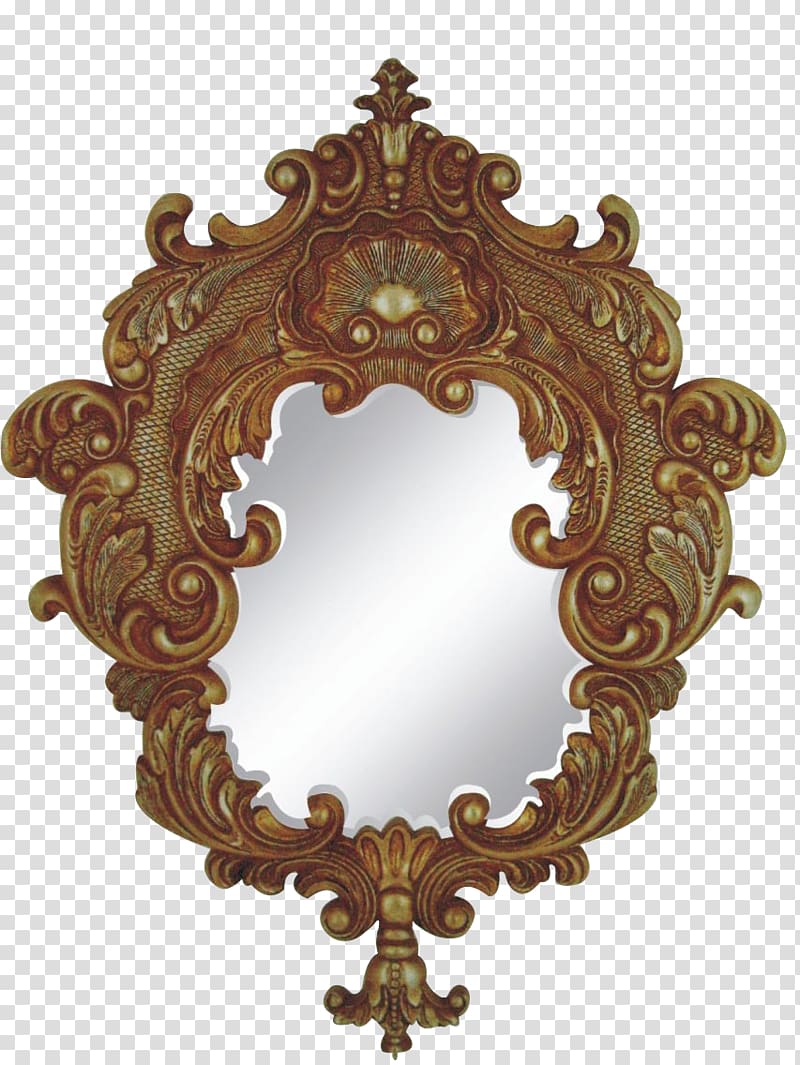 Mirror Zhuangbiao, Retro European mirror transparent background PNG clipart