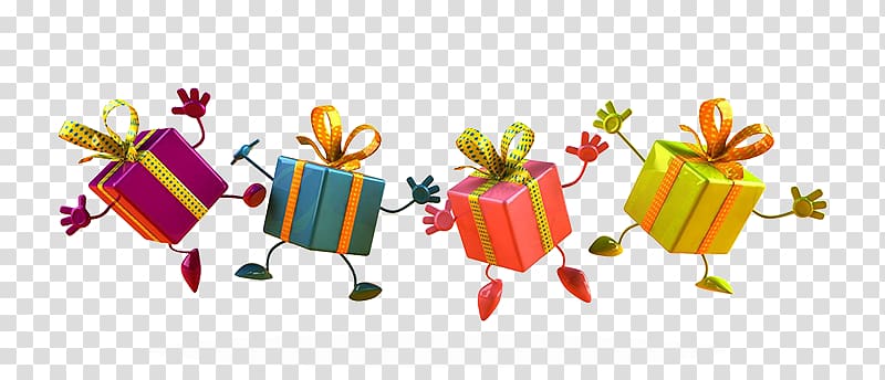 Christmas gift-bringer Birthday Party Gratis, gift transparent background PNG clipart