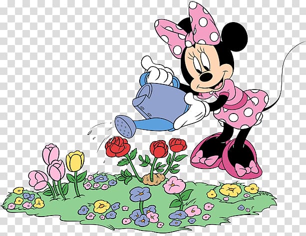 Minnie Mouse Mickey Mouse Daisy Duck Clarabelle Cow , minnie mouse transparent background PNG clipart