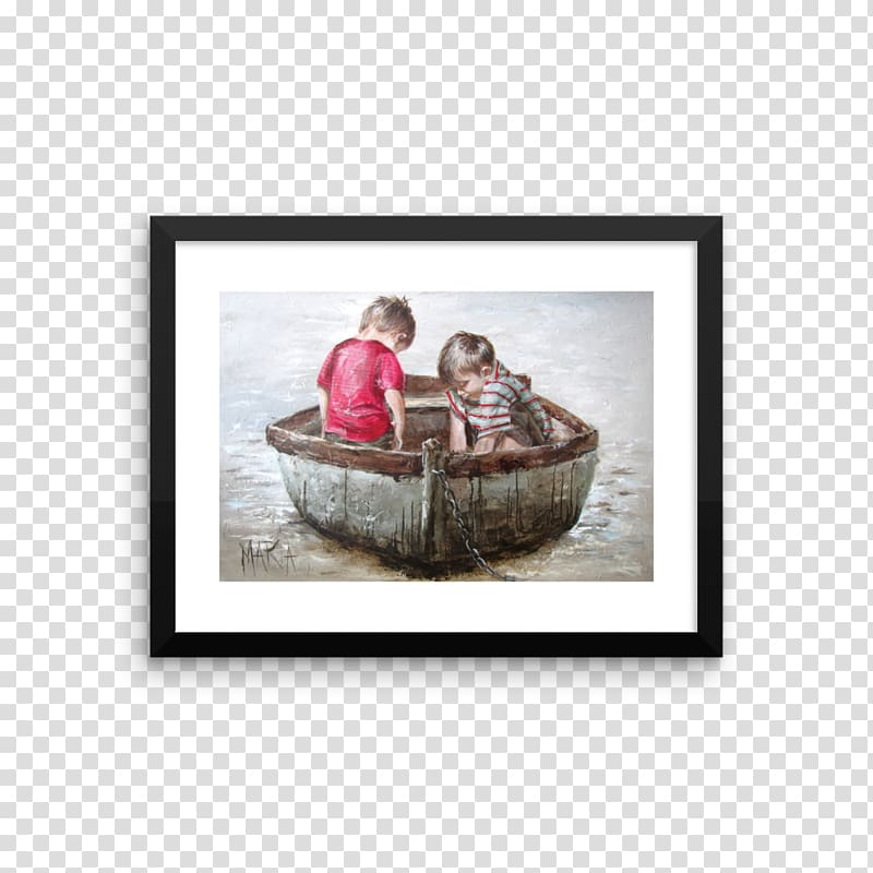 Paper Printing Canvas print Ink Painting, ink boat transparent background PNG clipart