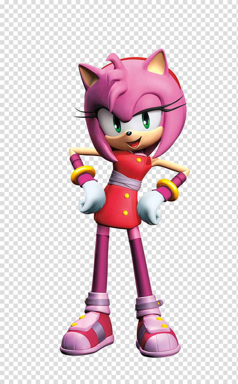 Amy Rose Sonic Boom: Rise of Lyric Sonic the Hedgehog Sonic Dash 2: Sonic Boom, amy rose 3d model transparent background PNG clipart