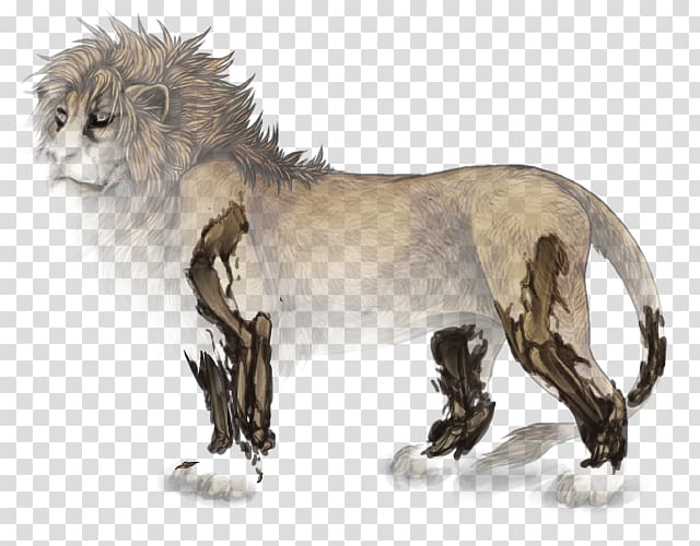 Lion Big cat Manticore Personality, lion transparent background PNG clipart