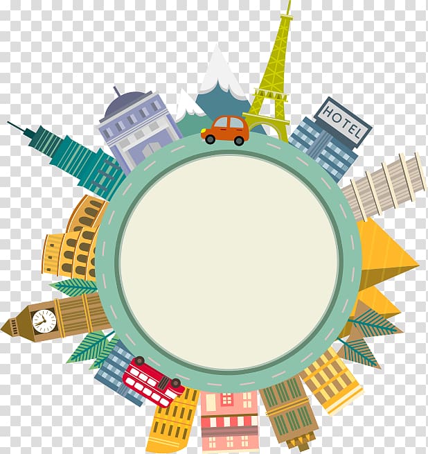 Tourism Travel, City Silhouette transparent background PNG clipart