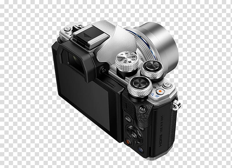 Olympus OM-D E-M5 Mark II Camera lens Olympus M.Zuiko Wide-Angle Zoom 14-42mm f/3.5-5.6 Mirrorless interchangeable-lens camera, Camera transparent background PNG clipart