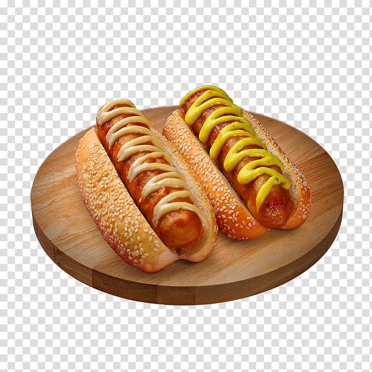 Hot dog Bockwurst Bratwurst Thuringian sausage Knackwurst, hot dog transparent background PNG clipart