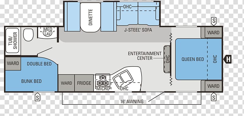 Floor plan Campervans Caravan Vehicle Trailer, Jayco Inc transparent background PNG clipart