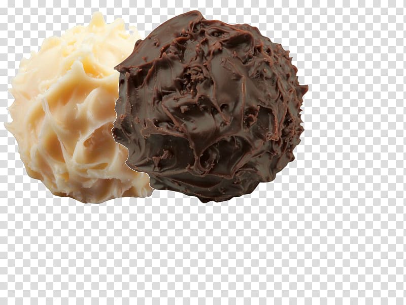 Chocolate ice cream Chocolate truffle Rum ball Chocolate balls Bonbon, chocolate transparent background PNG clipart