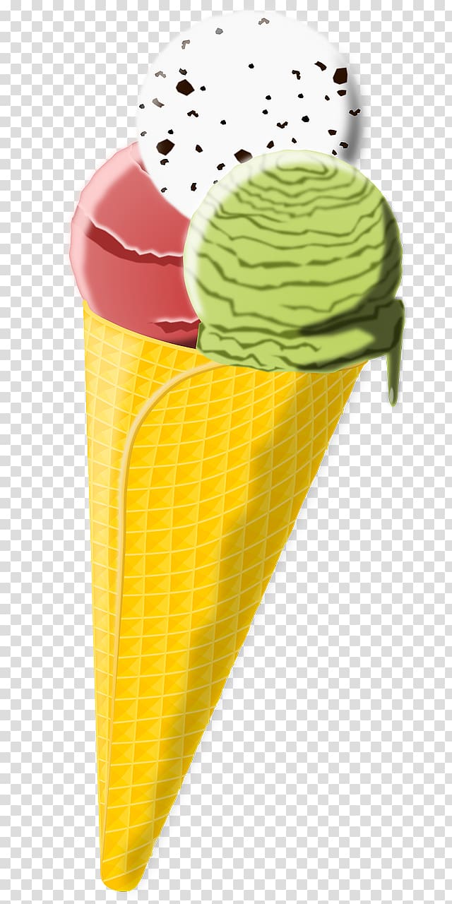 Ice cream cone Ice pop Chocolate ice cream , Fruits and cones transparent background PNG clipart
