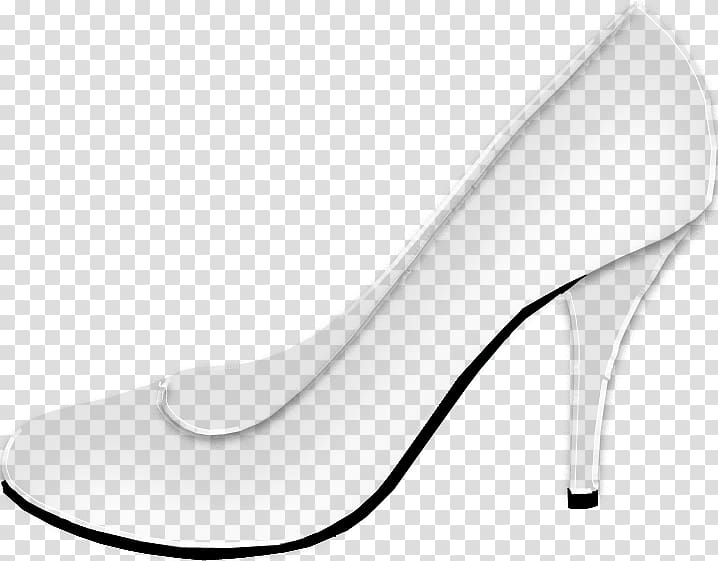 White Shoe Walking, Glass Shoes transparent background PNG clipart