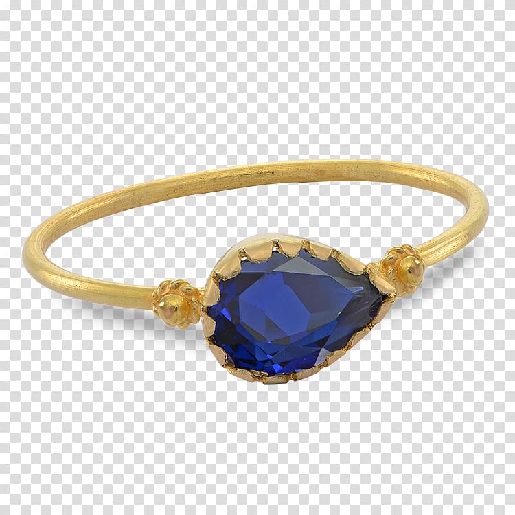 Sapphire Ring Gemstone Gold Bracelet, black gold sapphire flower ring transparent background PNG clipart