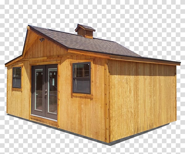 Shed Garden buildings House Log cabin, western-style transparent background PNG clipart