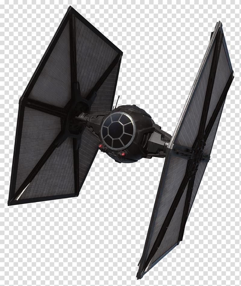 Star Wars: TIE Fighter First Order X-wing Starfighter, tie transparent background PNG clipart