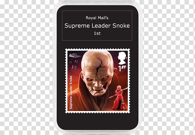 Supreme Leader Snoke Chewbacca Star Wars Postage Stamps Smartphone, supreme leader transparent background PNG clipart