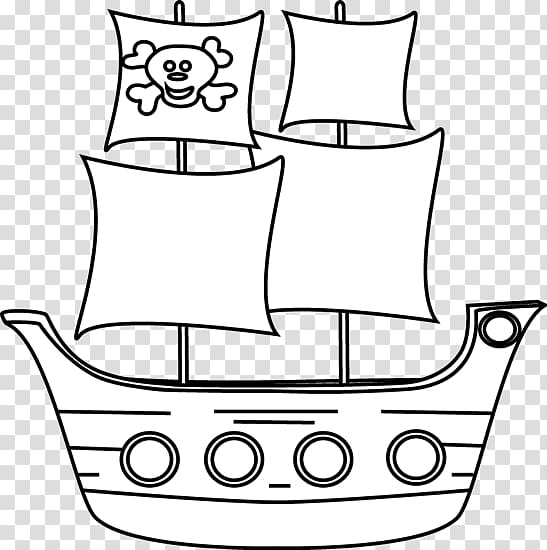Piracy Pirate ship Free content , Ship Outline transparent background PNG clipart