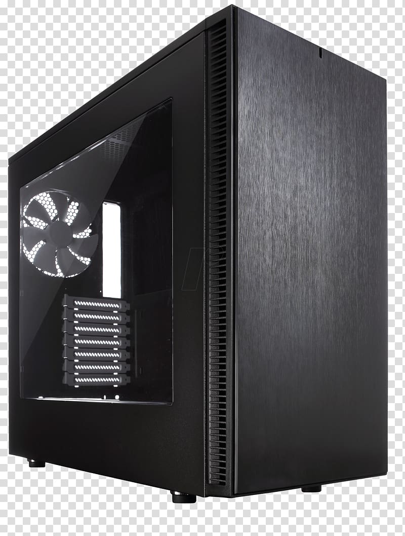 Computer Cases & Housings Power supply unit Fractal Design Define S Computer Chassis ATX, Both Side Design transparent background PNG clipart