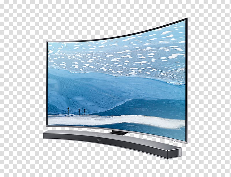 Samsung LED-backlit LCD Ultra-high-definition television 4K resolution, experience bar transparent background PNG clipart