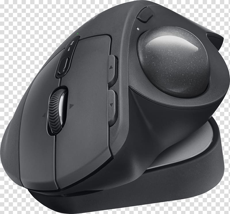 Computer mouse Trackball Logitech Unifying receiver Input Devices, Computer Mouse transparent background PNG clipart