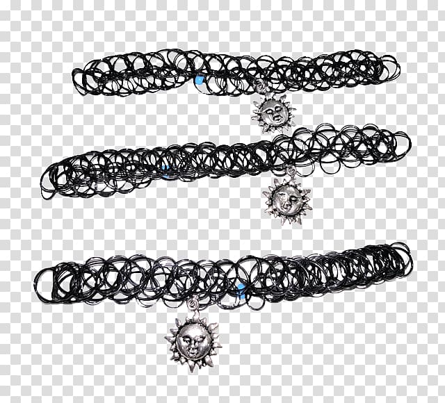 Jewellery Choker Necklace Bracelet Chain, Sun TATTOO transparent background PNG clipart