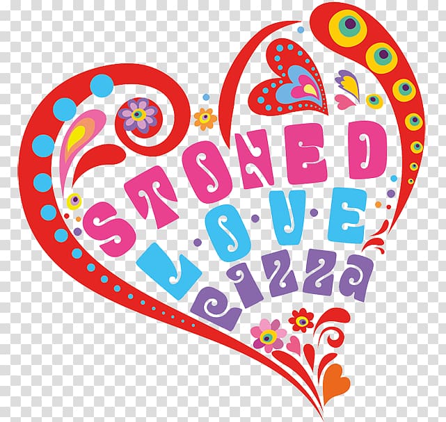 Stoned Love Sunday roast Sticker Brunch Pizza, pizza love transparent background PNG clipart