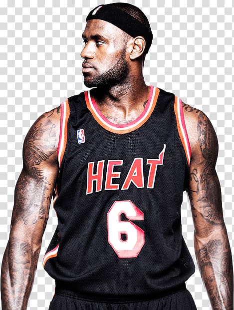 LeBron James Jersey Miami Heat Cleveland Cavaliers NBA, lebron james transparent background PNG clipart