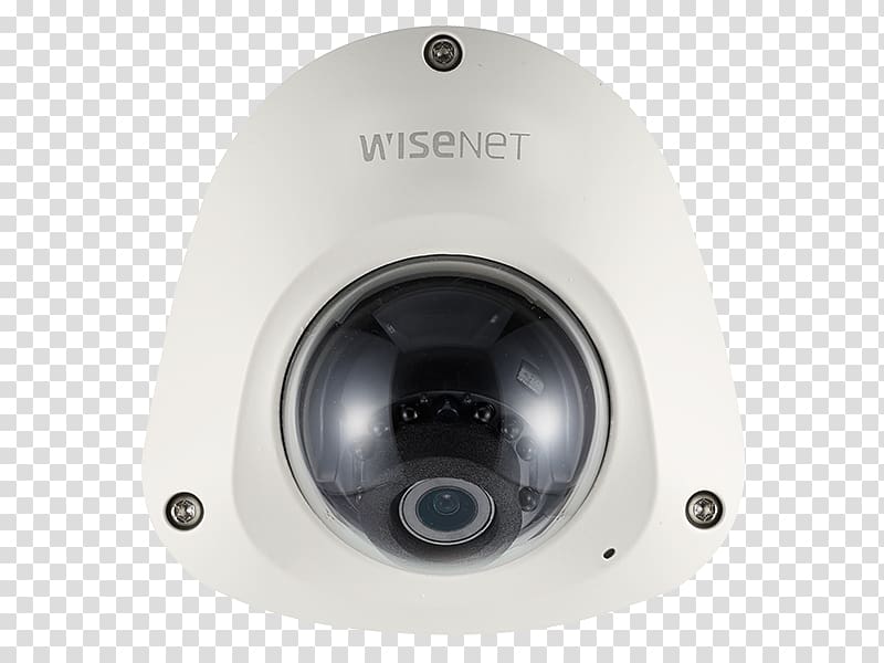 SNV-L6013RP Hanwha Techwin 1/2.9 Cmos Full IP camera Closed-circuit television Hanwha Aerospace, Camera transparent background PNG clipart