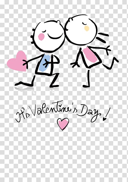 Cartoon Kiss Romance , Lovely couple transparent background PNG clipart