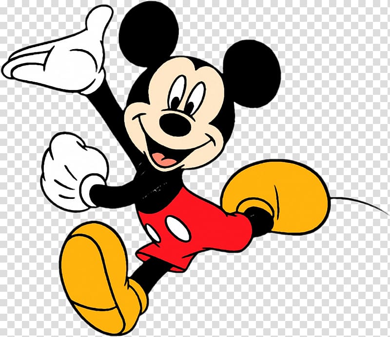 Classic Mickey Mouse Illustration PNG
