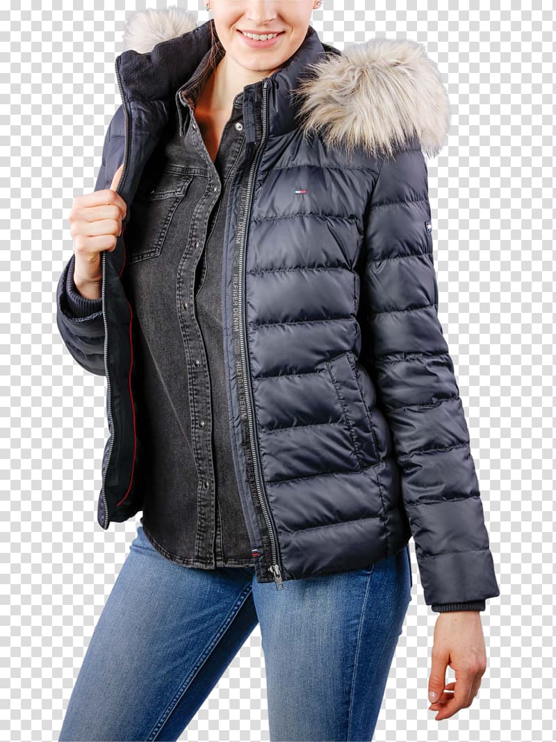 Leather jacket Artificial leather Fur clothing Sport coat, black denim jacket transparent background PNG clipart
