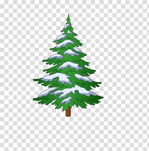 Snow Fir Christmas tree , Free to pull the clip Christmas tree transparent background PNG clipart
